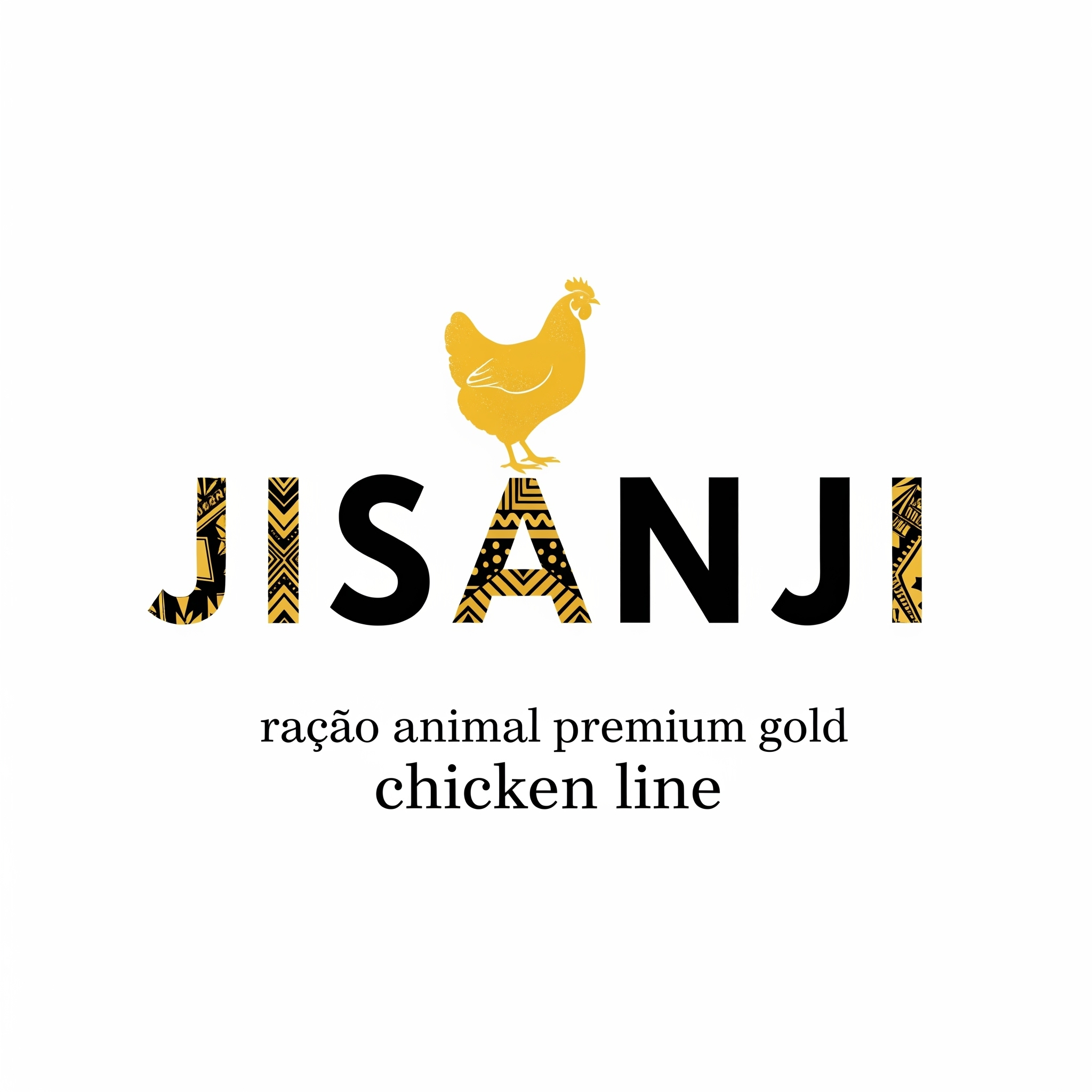 Logotipo Oficial: Jisanji - Ração Animal Premium Gold